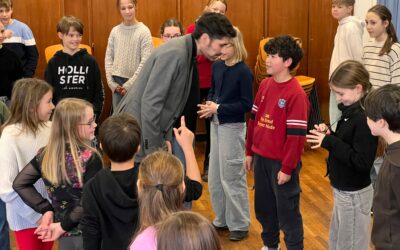 Besuch des Bildungsministers Sven Teuber am Landesmusikgymnasium
