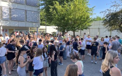 Letzte Schulwoche am LMG: Musik, Spiele, Abschiede und Gemeinschaft