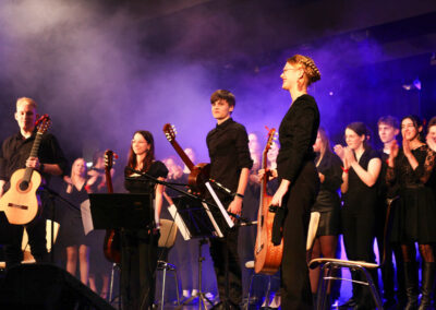 Das Gitarrenensemble „cantomano“ am Landesmusikgymnasium RLP