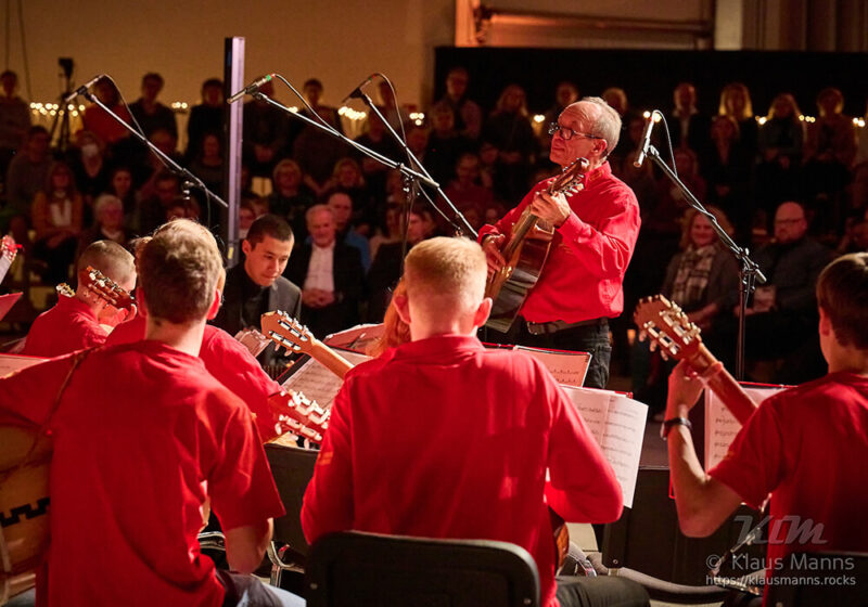 Das Gitarrenensemble „cantomano“ am Landesmusikgymnasium RLP