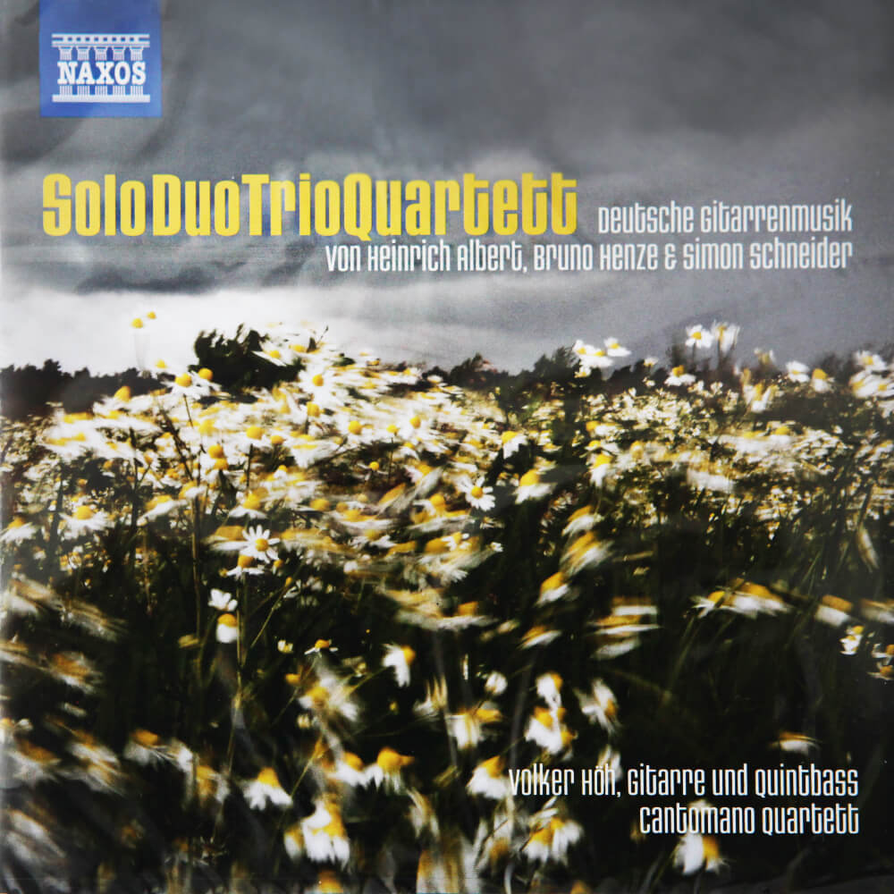 SOLODUOTRIOQUARTETT<br />
Deutsche Gitarrenmusik